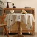 Neu Leinen High End Stickerei Pastoral Kleine Frische Tischdecke Baumwolle Und Leinen Blumendruck Tischdecke High Grade Light Luxury Home_voghion.com