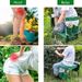Gartenbedarf Gartenkniehocker für den Außenbereich Sitzender Kniehocker Gartenkniestuhl Gartenwerkzeughocker mit Werkzeugtasche Gartenkniehocker_voghion.com