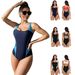 Costume da bagno bikini intero europeo e americano da donna, per piscina, moda agonistica, senza schienale, per allenamento sportivo_voghion.com