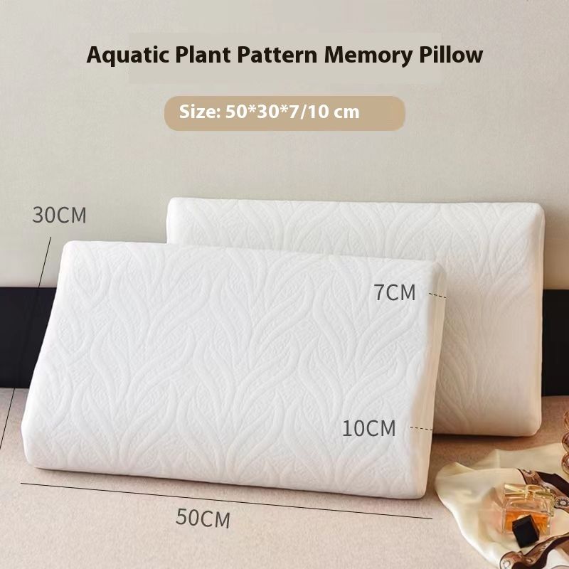 Comfortable Memory Foam Core Set For Students, Single And Double Pillow, Neck Support Pillow_voghion.com