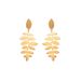 Fashionable New Titanium Steel With Polygonal Leaves, Long Multi-layer Tassel Earrings, Simple And High-end Earrings_voghion.com