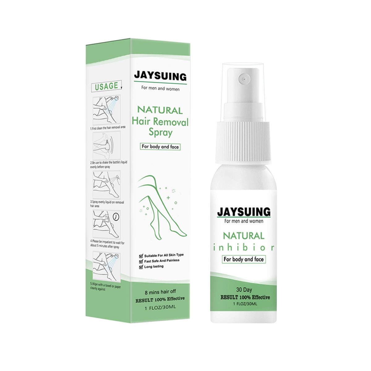 Jayswing foam armpit leg smooth delicate gentle hair removal spray cleaning care_voghion.com