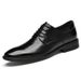 2108 Sapatos masculinos formais de couro, casuais para negócios, primavera, cano baixo, estampa de crocodilo, couro bovino, bico fino, para cavalheiros_voghion.com