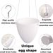 Garden Supplies Lazy D Hanging Plant Pot Automatic Water Absorption Frosted Decorative Hanging Flower Pot Plastic Water Storage Flower Pot_voghion.com
