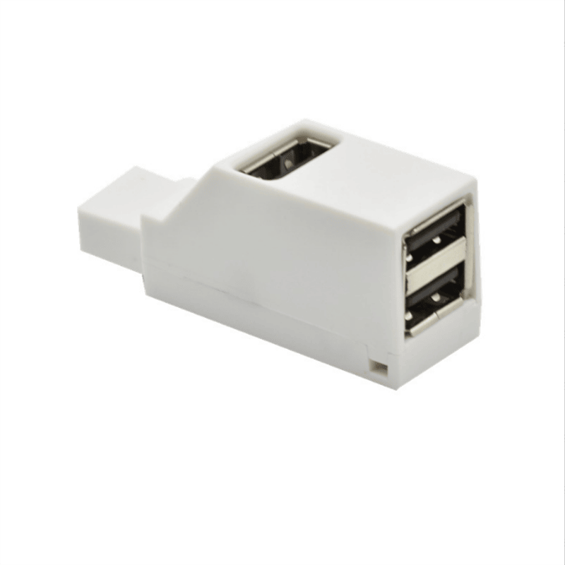 Mini Portable Aluminum Alloy USB 3.0 3-Port Splitter Inline USB HUB Expansion Hub_voghion.com