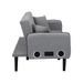 Folding Ottoman Sofa Bed With Stereo Gray_voghion.com