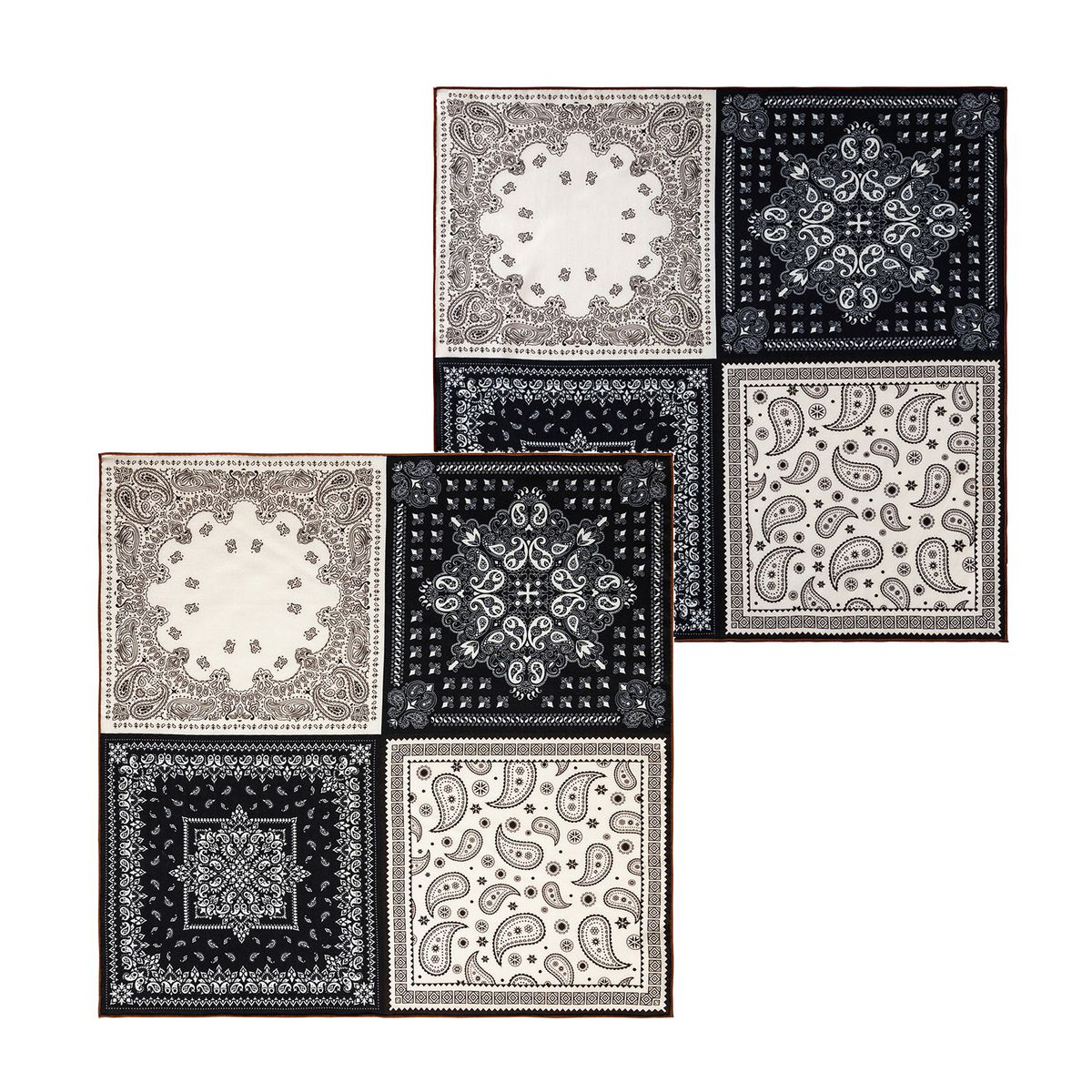 Sciarpa calda in seta e lana con stampa paisley a quattro griglie scura per donna, versatile ed elegante, stampata su entrambi i lati, all'ingrosso_voghion.com