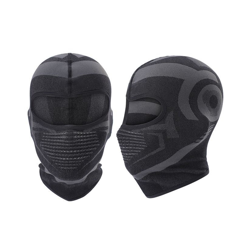 Casco para montar al aire libre, resistente al frío, cálido, resistente al viento, para motociclistas, esquí, para otoño e invierno, transpirable, para el cuello._voghion.com