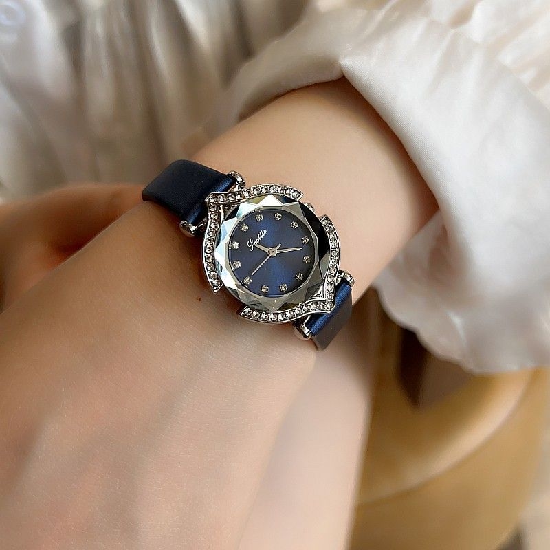 Gaudí Fashionable Lady's Watch Diamond Personalized Watch Women's Leather Strap Women's Watch Diamond Glass_voghion.com