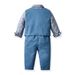 Kid's Clothing Boys vest trousers 2024 autumn children's gentleman suit baby birthday suit one year old dress stylish_voghion.com