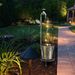 Solarbetriebene Gartenleuchte LED Wasserhahnleuchte Metall Gartenstecker Leuchte Blumentopf Lampen Garten Rasenlampe Außendekoration_voghion.com