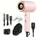 Lightweight Ionic Hair Dryer With Diffuser For Damage-Free Hair Care And Travel, Gift Set Included_voghion.com