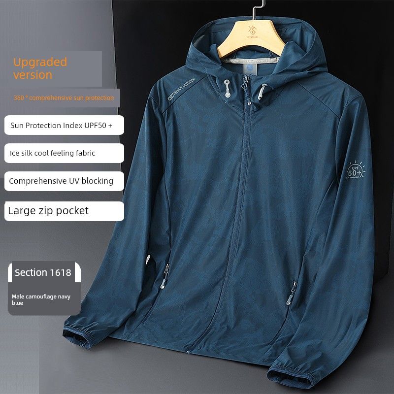 Nanjiren UPF50 solbeskyttende klær i issilke for menn og kvinner_voghion.com