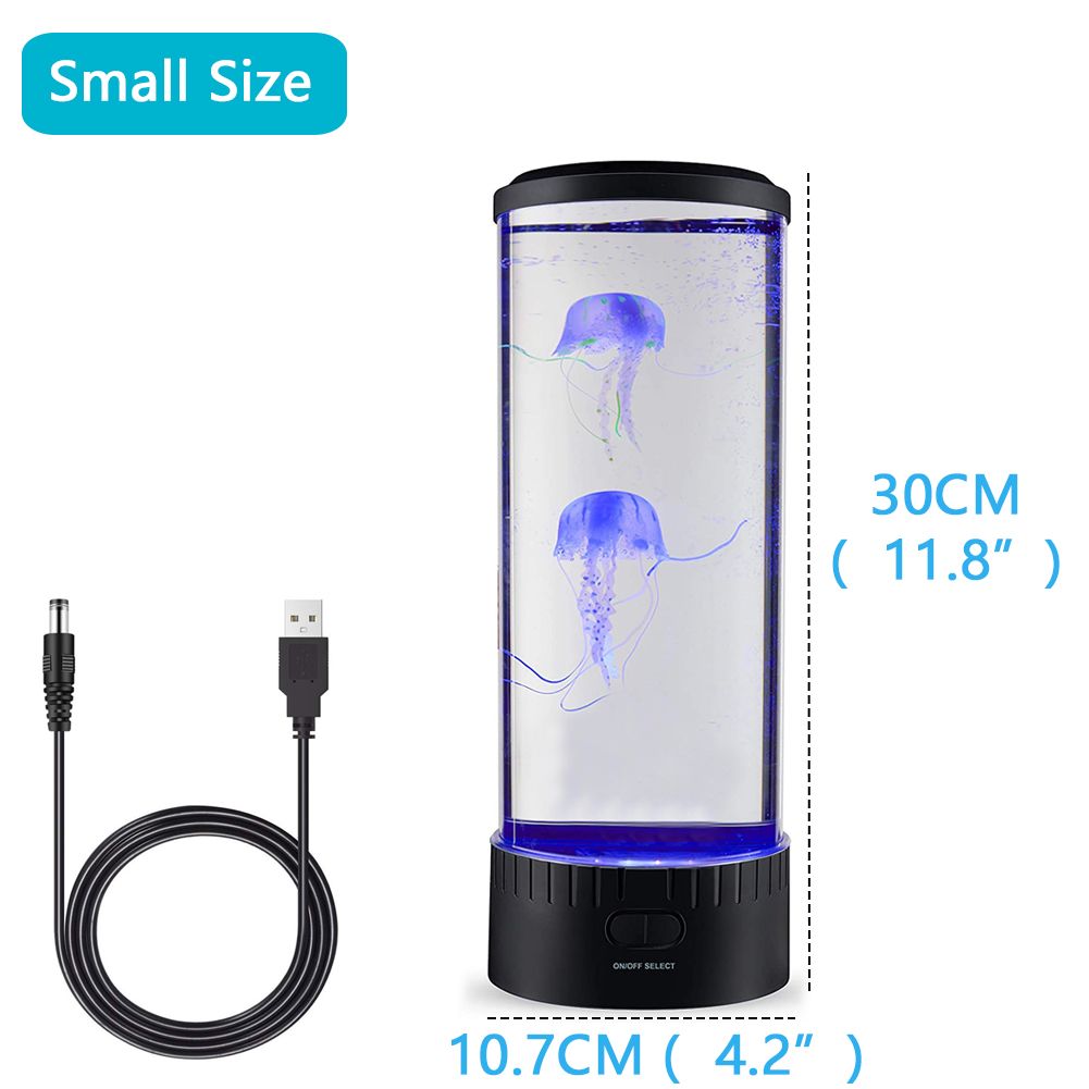Quallenlampe, LED-Nachtlicht, Fernbedienung, Farbwechsel, Heimdekorationslichter, Aquarium, Geburtstagsgeschenk für Kinder, USB-Aufladung_voghion.com