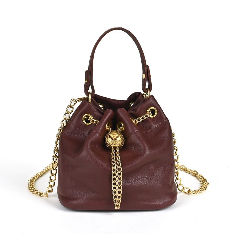 Bolso de mano de cuero con capas, multifuncional, para las cuatro estaciones_voghion.com