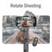 Stabilizzatore Gimbal Selfie Stick Luce di riempimento Smartphone Baseus Telecamere d'azione portatili Bluetooth Treppiede_voghion.com