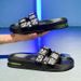 Men, With Air Cushion For Outdoor Wear And A Sense Of . One Line Drag, Beach Anti Slip, Cool Slippers. Slippers_voghion.com