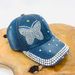 New Arrivals Cowboy Baseball Cap Butterfly, Fashionable Women, Spring and Autumn Wild Sun Hat_voghion.com