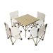 Portable Folding Outdoor For Home Use, Egg Roll Integrated Desktop Dining Table, Picnic Camping BBQ Table_voghion.com