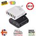6 Multi-Port Schnelllade-USB-Hub Netz-Wandladegerät UK-Steckeradapter Telefone_voghion.com