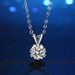 argento moissanite collana in argento catena di bambù ciondolo femminile gioielli luce lusso stella a sei punte fiocco di neve catena clavicola_voghion.com