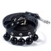 New Cute Solid Color Cat Accessories Teddy Pet Bell Collar Leash Set_voghion.com