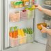 Refrigerator Side Door Fruit Long Strip Classification Fresh-Keeping Household Kitchen Organizer PP Storage Box_voghion.com