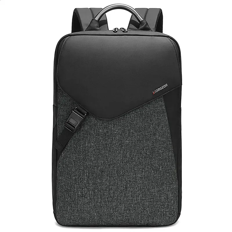 Waterproof Business With USB Charging Port 15.6-inch Laptop Large-capacity Mens Student Backpack 250728_voghion.com