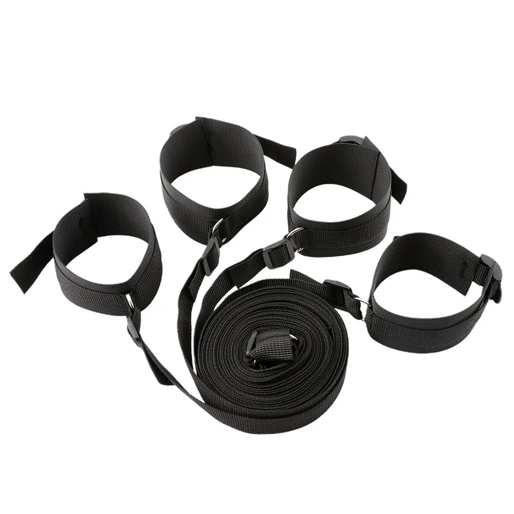 Bed Ankle Cuffs BDSM Strap Retention Bondage Couple Flirting Product Sex Toy_voghion.com