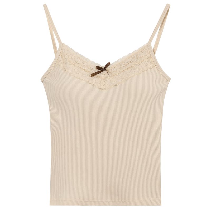 Reggiseno con spalline sottili, intimo, capospalla, canotta in pizzo elasticizzato_voghion.com