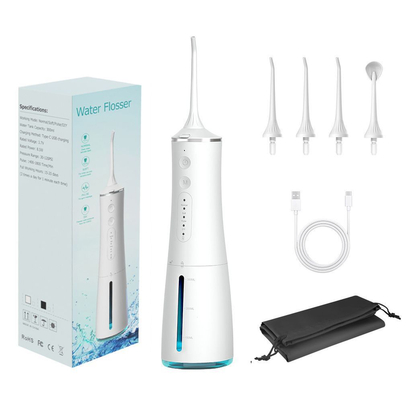 Travel Water Flosser - 4-Mode Portable Design_voghion.com