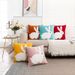 Nordic sweet candy-colored rabbit towel embroidered pillow case cross-border supply cushion a generation of hair_voghion.com