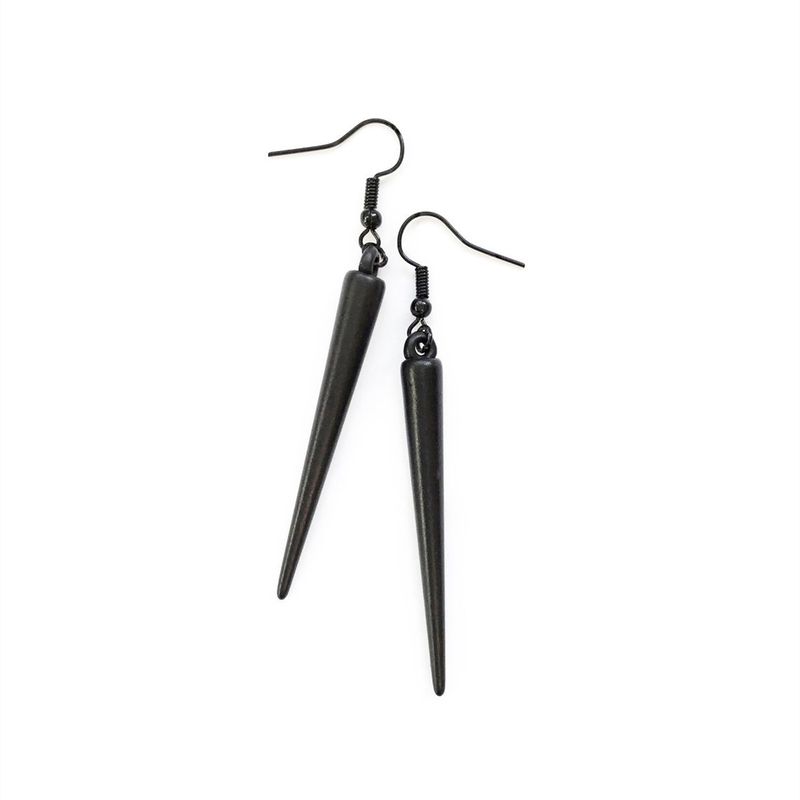 Gothic retro black piercing ring_voghion.com
