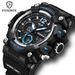 Men's Waterproof Sports Watch With Dual Display, Luminous Hands, And Stopwatch Function – Lightweight & Durable For Outdoor Activities_voghion.com