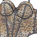 Women's Clothing Sexy Leopard Dot Pattern Splicing Bra Suspenders High End Inner Mesh Lace See Through Outer Wear Herringbone Bra_voghion.com