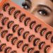 Eyelashes Set 20 Pairs Of Mixed 6D Mink False Eyelashes Natural Curling Eyelashes Thick Eyelashes_voghion.com