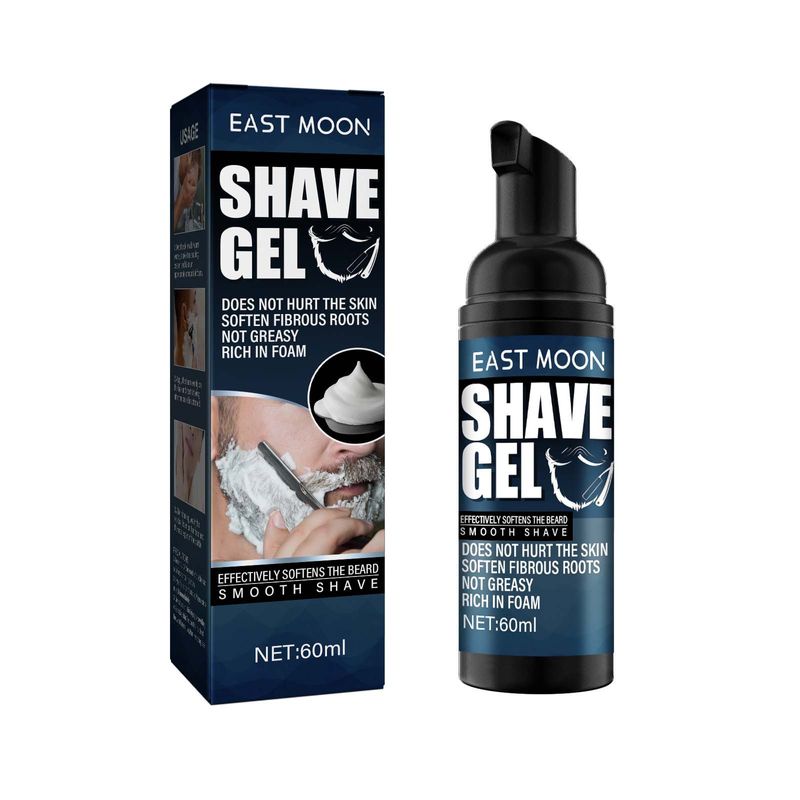 East Moon Rasiercreme, Rasierschaum für Herren, sanft, erfrischend, reinigend, weichmachend, Bartschaum, Rasiercreme_voghion.com