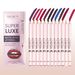 Lip Liner 12 Color Lip Liner Set Matte Nude Lipstick Color Long Lasting Non Fading Makeup_voghion.com