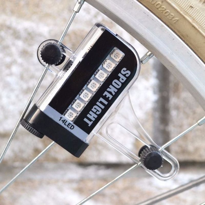 Mountain Bike Spoke LED Fire Wheel Multi-Pattern Double-Sided Steel Wire Sensing Vibration Dual Sensor Color Light_voghion.com