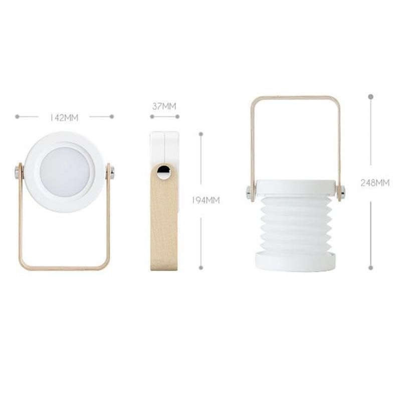 Handheld LED Laterne Nachtlicht Kreative Klapptisch Atmosphäre Lampe Augenschutz_voghion.com