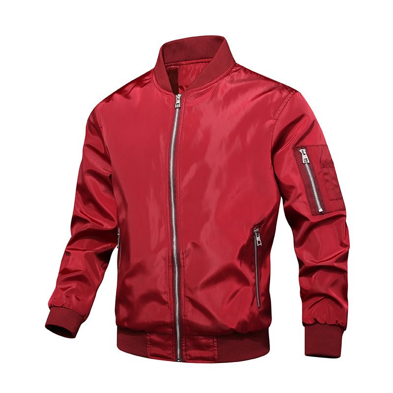 Chaqueta holgada informal de gran tamaño con cuello alto de negocios para hombre_voghion.com