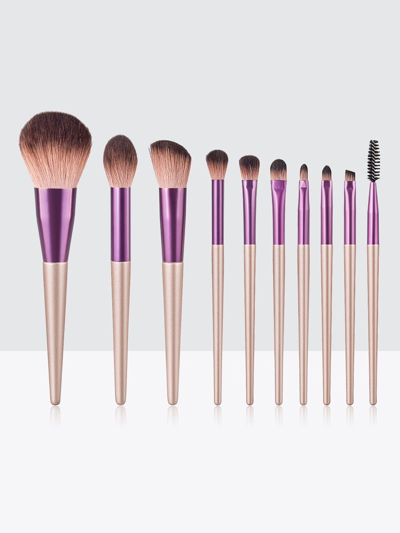 10-teiliges Make-up-Pinsel-Set Morandi Make-up-Pinsel-Set GUJHUI_voghion.com