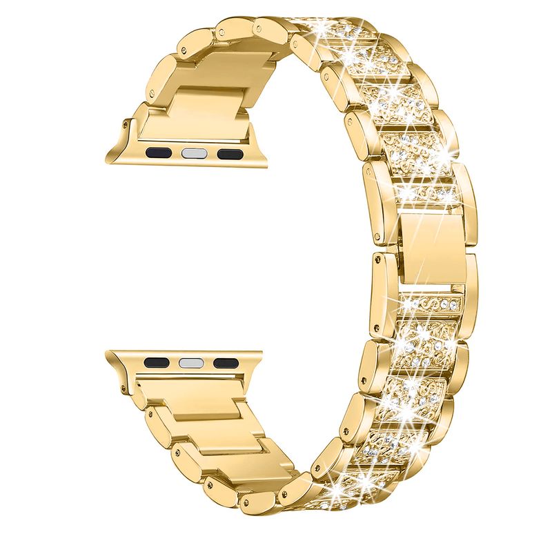 Jewelry chain strap For Apple watch band 40 41mm 44mm 42mm 38mm Loop bracelet diamond wrist watchband iWatch series 7 6 5 4 3 SE_voghion.com