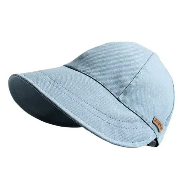 Cappello da sole pieghevole alla moda con tesa larga, coulisse, regolabile, per uomo e donna, cappelli da spiaggia, visiere estive ad asciugatura rapida, berretto da pescatore_voghion.com