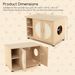 Cat Litter Box Enclosure With Sisal Scratching Doors And Adjustable Metal Feet_voghion.com