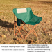 Silla plegable Moon Outdoor, portátil, para playa, arte, ocio, bocetos, camping, pesca_voghion.com