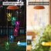 Neu Outdoor Solar Wind Chime Licht LED Bunte Gradienten Fee Engel Wind Chime Licht Rot Shell Engel_voghion.com