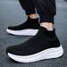 Herren Casual Sneakers Atmungsaktive Mesh-Socken Schuhe Mode Sport Laufschuhe Stiefeletten Slip-on Tennis Loafers Für Frauen_voghion.com