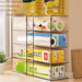 Kitchen Cling Film Organizer Cabinet Layered Fresh-Keeping Bag Set Storage Box Spice Drawer Divider Shelf_voghion.com