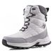 Fleece-Lined Boots Suede 2025 Winter New Waterproof, Slip-Resistant, Thickened Snow Boots_voghion.com